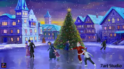 Christmas Rink live wallpaper