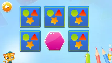 Learn shapes and forms Game for kids app