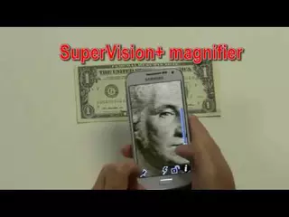 Using SuperVision magnifier, Android