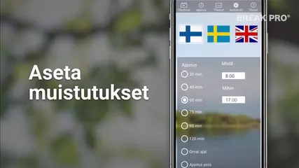 BREAK PRO - Taukoliikuntasovellus
