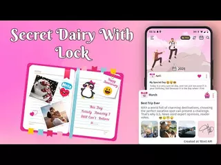 Secret Diary With Lock - Diary With Password
