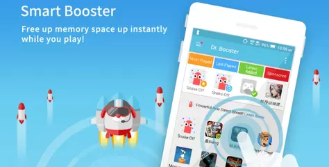 重いゲームが快適に働くようになるスマホアプリおすすめ
