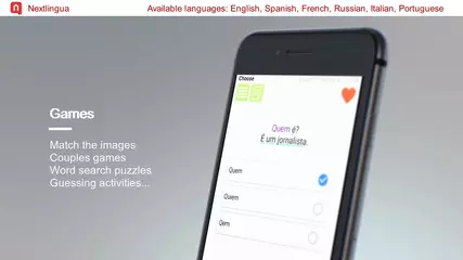 Learn languages Free with Nextlingua
