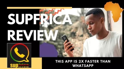 Epic!!! The New SupFrica App is 2x faster than WhatsApp, Created by an African!! [Supfrica Review]