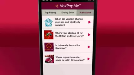 VoxPopMe rewards app. It pays to have an opinion (official video)