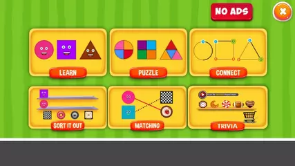 Shapes Puzzles for Kids  Free App from EduBuzzKids for Android and IOS