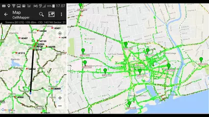 Cellmapper app: Find Phone masts/Cell towers and their Frequencies in your area