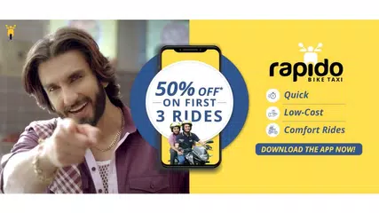 Rapido Bike-Taxi | Smart Ho Toh Rapido | Ranveer Singh
