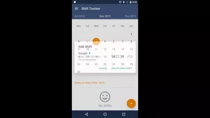 Shift Tracker Preview