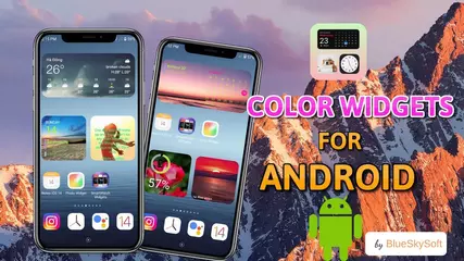 Widgets iOS 14 style | Color Widgets for Android