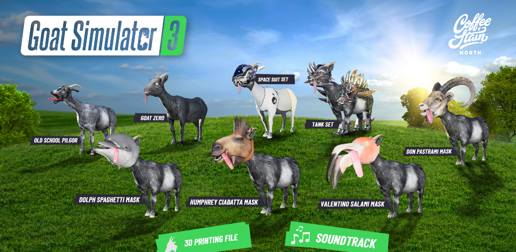 Goat Simulator 3 já está disponível para dispositivos Android e iOS