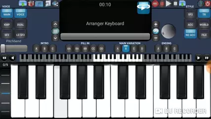 Fikrimin Ince Gulu Performance with Arranger Keyboard (Android)