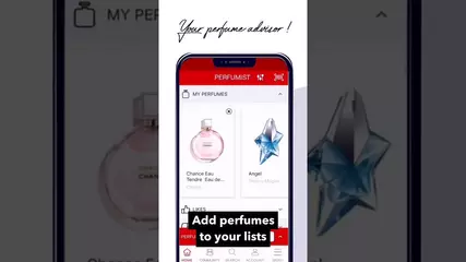 PERFUMIST PERFUMES ADVISOR - App preview EN