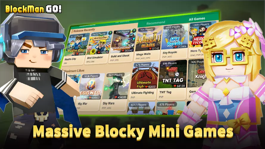 Blockman Go: Blocky Mods Testbericht – Eine Sandbox-Plattform zum Spielen mit Freunden