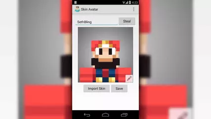 How to use Skin Avatar for Minecraft (Android App)