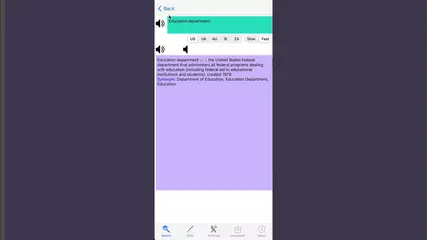 English Audio Dictionary for iPhone / iPad / iOS