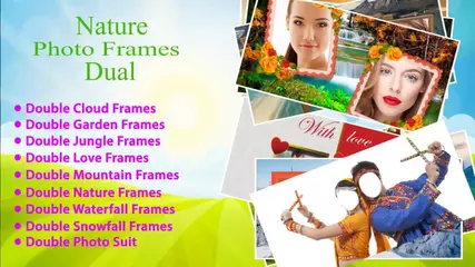 Nature Photo Frames Dual - Photo Editor | Filters (English version)
