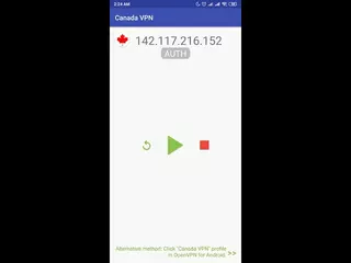 Canada VPN demo