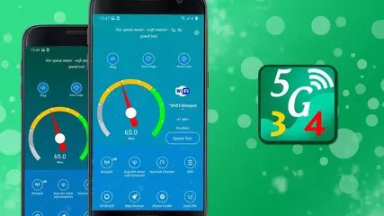 Wi-Fi, 5G, 3G, LTE 4G Speed Test - Phone Cleaner