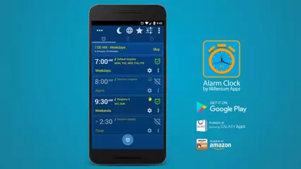 Powerful Alarm Clock App for Android with Timers, Stopwatch, Beside Clock and World Clock