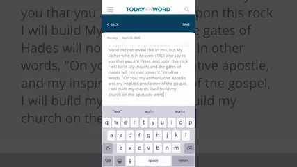Today in the Word Devotional App