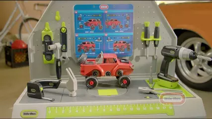 Little Tikes Construct 'n Learn Children's Smart Workbench | :30