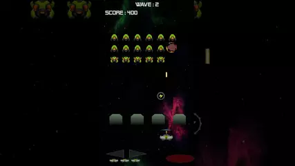 Space Invaders deluxe gameplay
