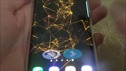 3D Plexus Effect Android Live Wallpaper.