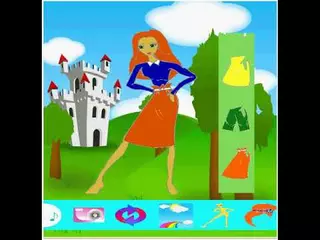 Dress up fashion girl, free app from Galatic Droids