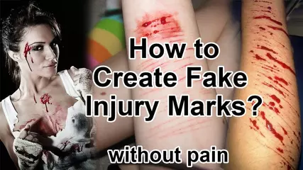 Create fake Injury marks in Photo