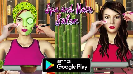 Beauty Spa Salon 3D, Make Up & Hair Cutting Games