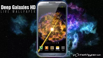 Deep Galaxies HD Deluxe Edition Live Wallpaper