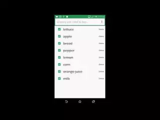 Android - Grocery Shopping List app v2