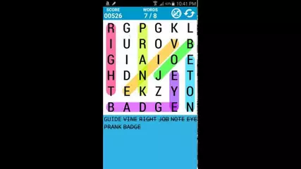 Android game: Find Words