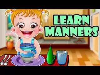 Baby Hazel Learns Manners | Fun Game Videos By Baby Hazel Games