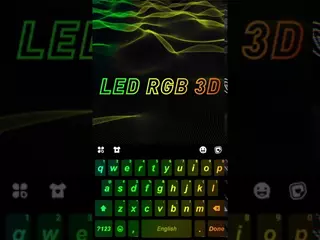 👍Install our keyboard with LED theme now for free!👍