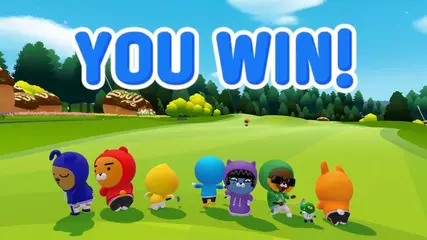 Golf Party with Friends