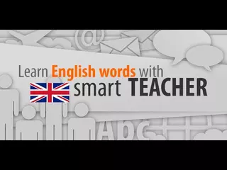 Learn English words with Smart-Teacher (smartphone screen video)