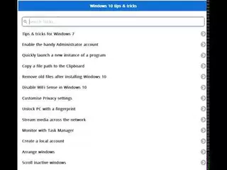 Windows 10 Tips and Tricks