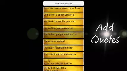 Party Invitation Card Maker (Android)