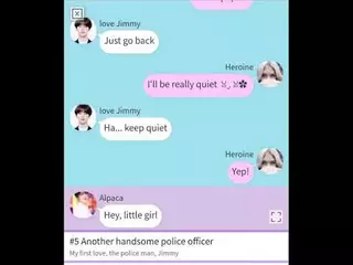 [BTS Fanfic - Chat story]My police man, Jimin #5 Another handsome police officer