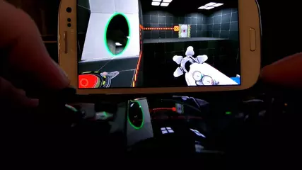 Playing "Portalize" with MoGa Pro controller