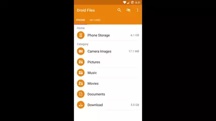 File Manager - Droid Files Introduction