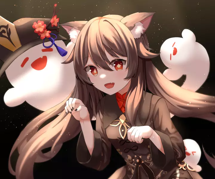 「原神」胡桃ちゃんのデスクトップ用とスマホ用壁纸まとめ