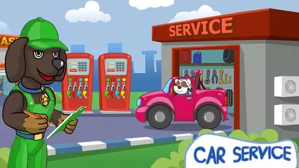 Puppy Patrol 🐶 Car Service 🐶 Cartoon game for kids