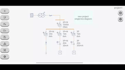Single-line diagram Android