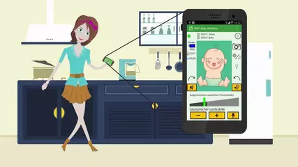 Babyphone App | Smartphone | Computer | TV | WiFi Baby Monitor | BabyPhone Mobile