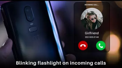 Flash alert, Flash on Call and SMS, Bright  Flashlight, SOS