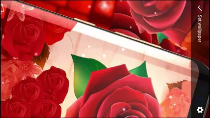 Red Rose Keyboard Live Wallpaper