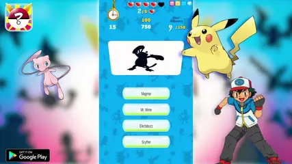 Quiz PoKéMoN Challenge - Google Play App